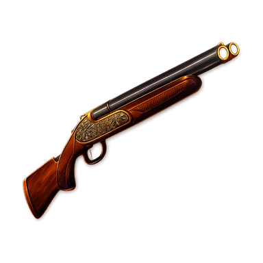 The Banker's engraved shotgun