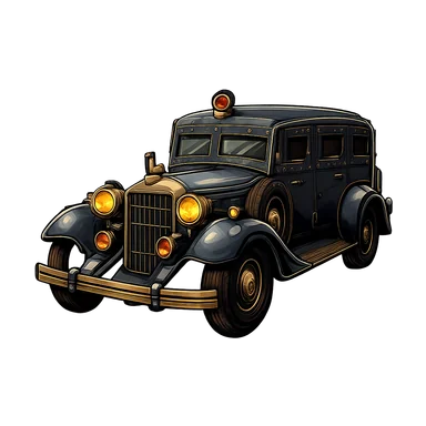 Bellini's armored Cadillac