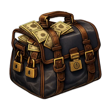 Banker's cash satchel