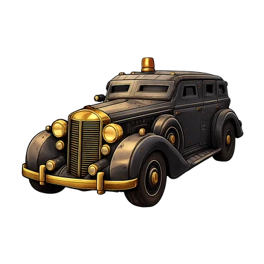 Castellucci's armored Cadillac