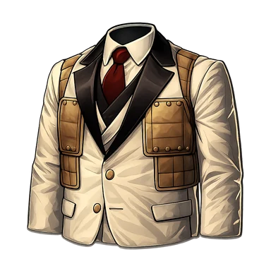 Bulletproof white dinner jacket