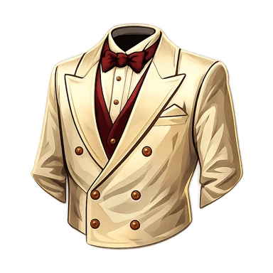 The Duke's white tuxedo