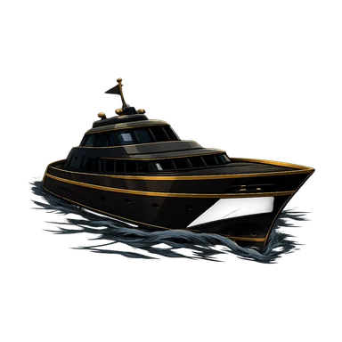 El Fantasma's armored yacht
