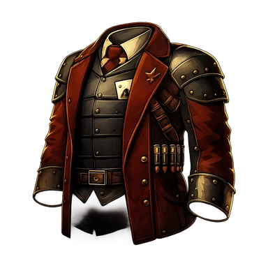Gambler's armored frock coat