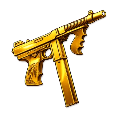 Havana Master's gold machine pistol