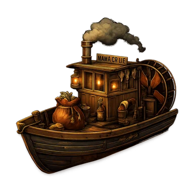 Mama Odile's swamp boat