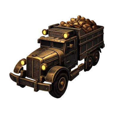 The Miner's armored ore truck