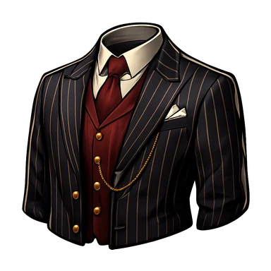 Pinstripe suit