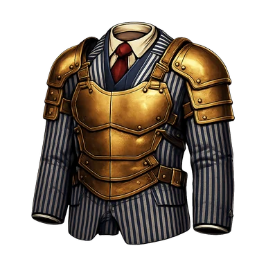 Armored seersucker suit