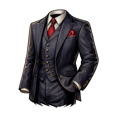 Marlowe's sharkskin suit