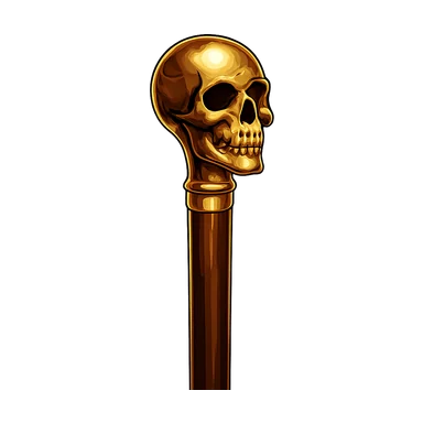 Silk's gold-headed cane