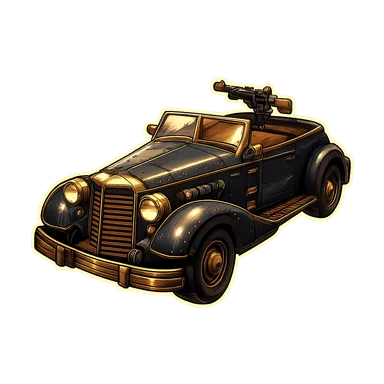 Mr. Silver's armored convertible