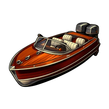 Mahogany runabout