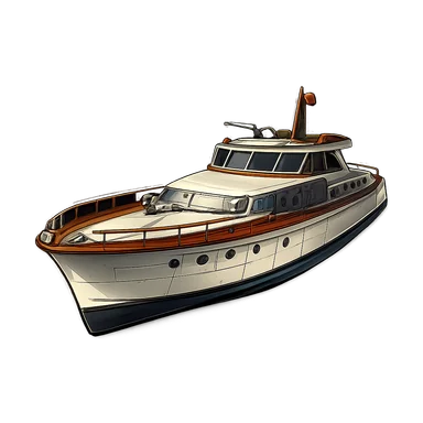 Armored motor yacht